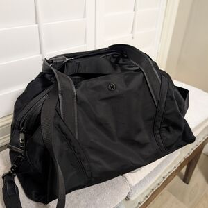 lululemon athletica Black Duffle Bag